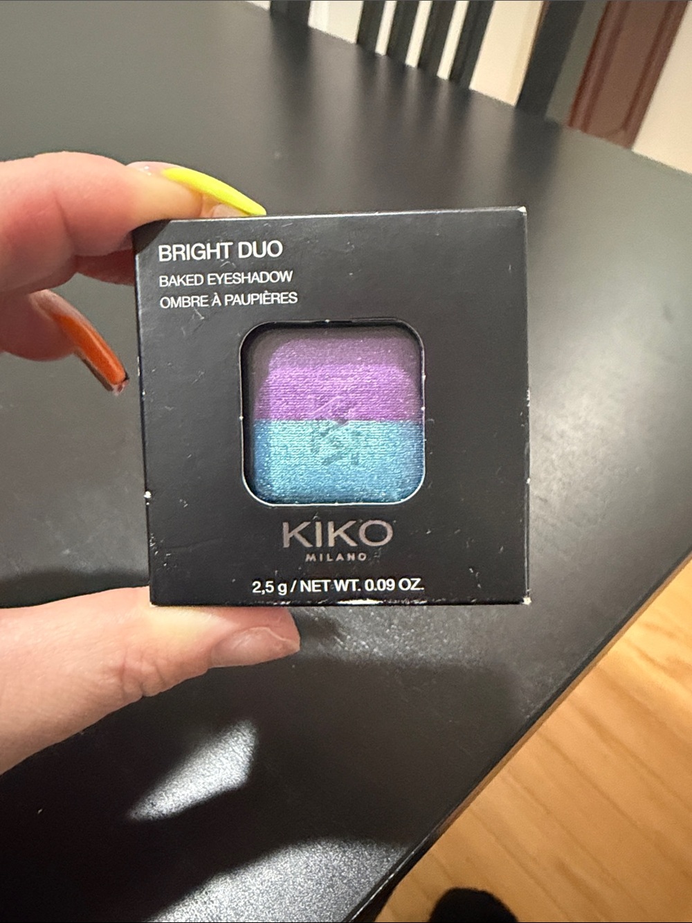 KIKO Bright Duo Baked Eyeshadow - Purple & Teal NWB MADE IN ITALY! Make offer!